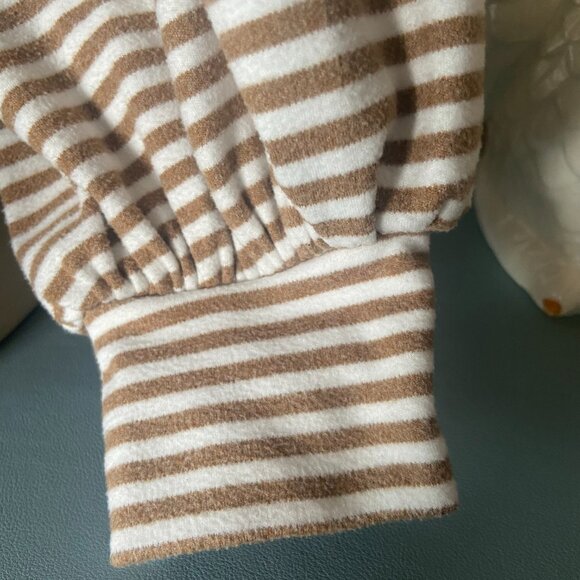 Artlove Paris Striped puffed sleeve top - size medium, twee, tomatogirl, French - Picture 6 of 14